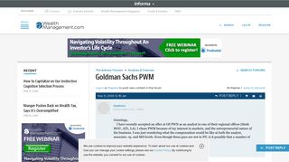Goldman Sachs PWM | Wealth Management