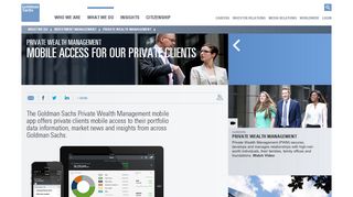 Goldman Sachs | Private Wealth Management - Mobile access for ...