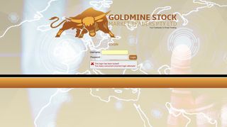 Login - Goldmine Stock Market Traders