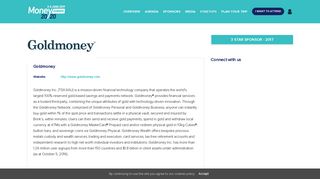 Goldmoney | Money20/20 Europe