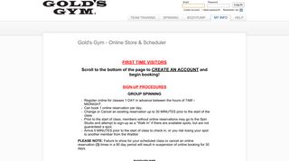 Gold's Gym Online