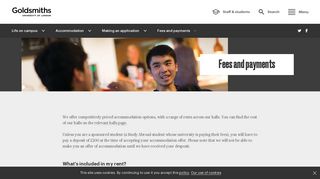 Fees and payments | Goldsmiths, University of London