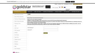 Goldstar - Login