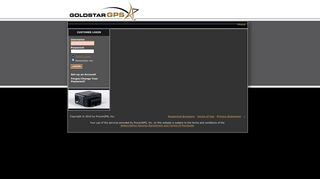 Secure Login - GoldStar GPS