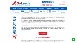 Mailing Lists - Sales Leads, Telemarketing Leads ... - GoLeads