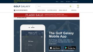 Golf Galaxy Mobile App | Golf Galaxy