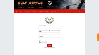 Sign In - Golf Genius Software