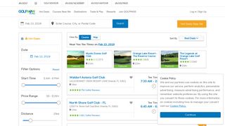 Tee Times and Golf Course Search | Official GolfNow Site