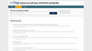 Golf Pad Account : Improve Your Golf Game. Golf Pad GPS Tutorials ...