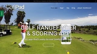 Golf Rangefinder & Scoring App — Golf Pad