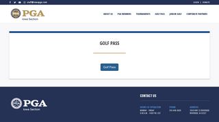 Golf Pass | Iowa PGA Section