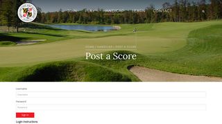 Post a Score | Maryland State Golf Association (MSGA)