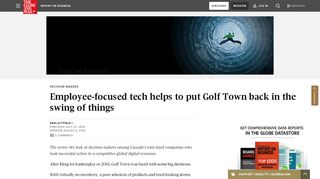 Employee-focused tech helps to put Golf Town back in the swing of ...