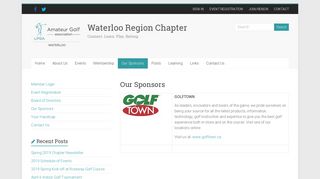 Our Sponsors | Waterloo Region Chapter