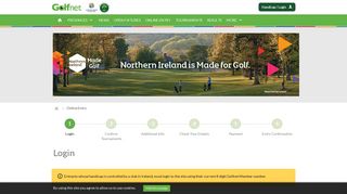 Golfnet | Online Entry