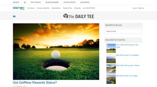 Got GolfNow Rewards Status? - Golf Blog, Golf Articles | GolfNow Blog