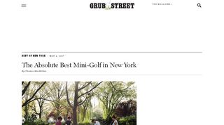 The Absolute Best Mini-Golf in NYC - Grub Street