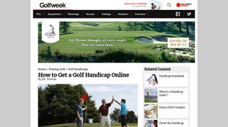 How to Get a Golf Handicap Online | Golfweek