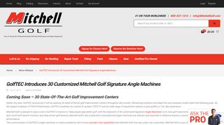 GolfTEC Introduces 30 Customized Mitchell Golf Signature Angle ...