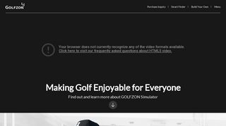 GOLFZON | Best Golf Simulator 2018 | Home & Indoor Golf Simulators
