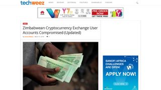 Zimbabwean Cryptocurrency Exchange User Accounts Compromised ...