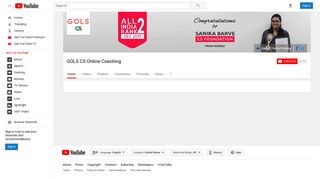 GOLS CS Online Coaching - YouTube