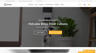 Petcube Wi-Fi Pet Cameras - Monitor & Interact With Pets Remotely
