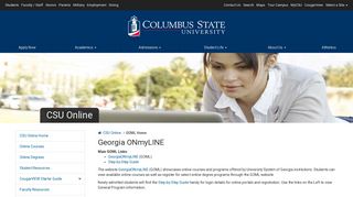 GOML Home - CSU Online - Columbus State University