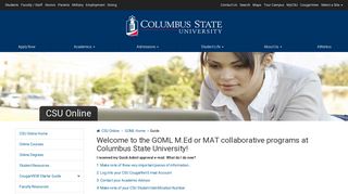 Step-by-Step guide for new CSU/GOML students - CSU Online
