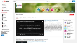 gomo learning - YouTube