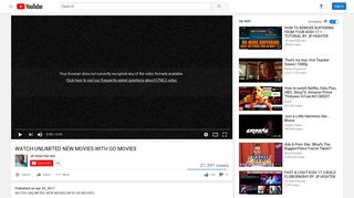WATCH UNLIMITED NEW MOVIES WITH GO MOVIES - YouTube