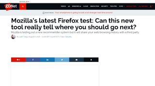 Mozilla's latest Firefox test: Can this new tool really tell where you ...