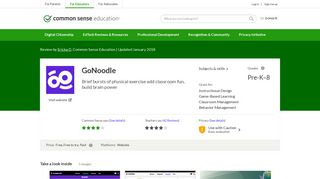 GoNoodle Review for Teachers | Common Sense Education