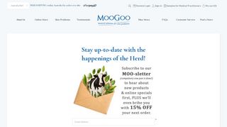 Sign Up! | MooGoo Skincare