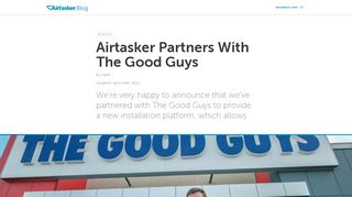 Airtasker Partners With The Good Guys - Airtasker Blog