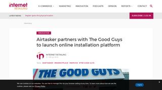 Airtasker partners with The Good Guys to launch online installation ...