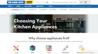 Kitchen Appliance Guide - Kinsman Kitchens - The Good Guys