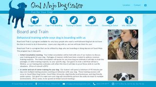 Board and Train - Good Mojo Dog Center