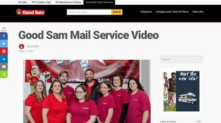 Good Sam Mail Service: High Quality forwardign for those on the go!