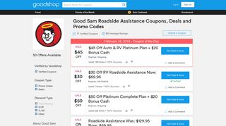 $50 Off Good Sam Roadside Assistance Coupons, Promo Codes ...