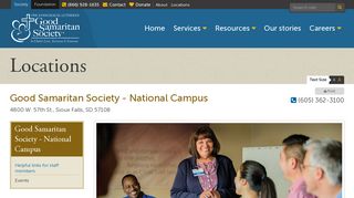 National Campus staff links - The Good Samaritan Society