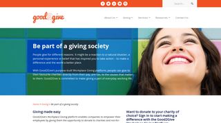 Donate to Charity through Donation Website – For Donors | Good2Give