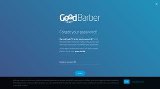 Forgot password | GoodBarber
