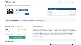 GoodBarber Reviews and Pricing - 2019 - Capterra