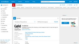 GoodBarber | Crunchbase