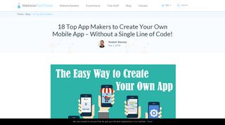 The 18 Best App Makers to Create Your Own Mobile App