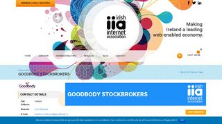 Goodbody Stockbrokers | Irish Internet Association