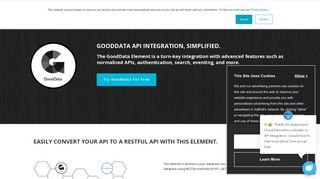 GoodData API | Cloud Elements | API Integration | iPaaS