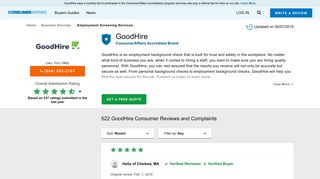 Top 517 Reviews and Complaints about GoodHire