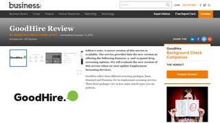 GoodHire Review 2018 | Business.com